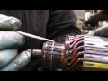 Bosch 110 series starter motor brushbox and bushing change.