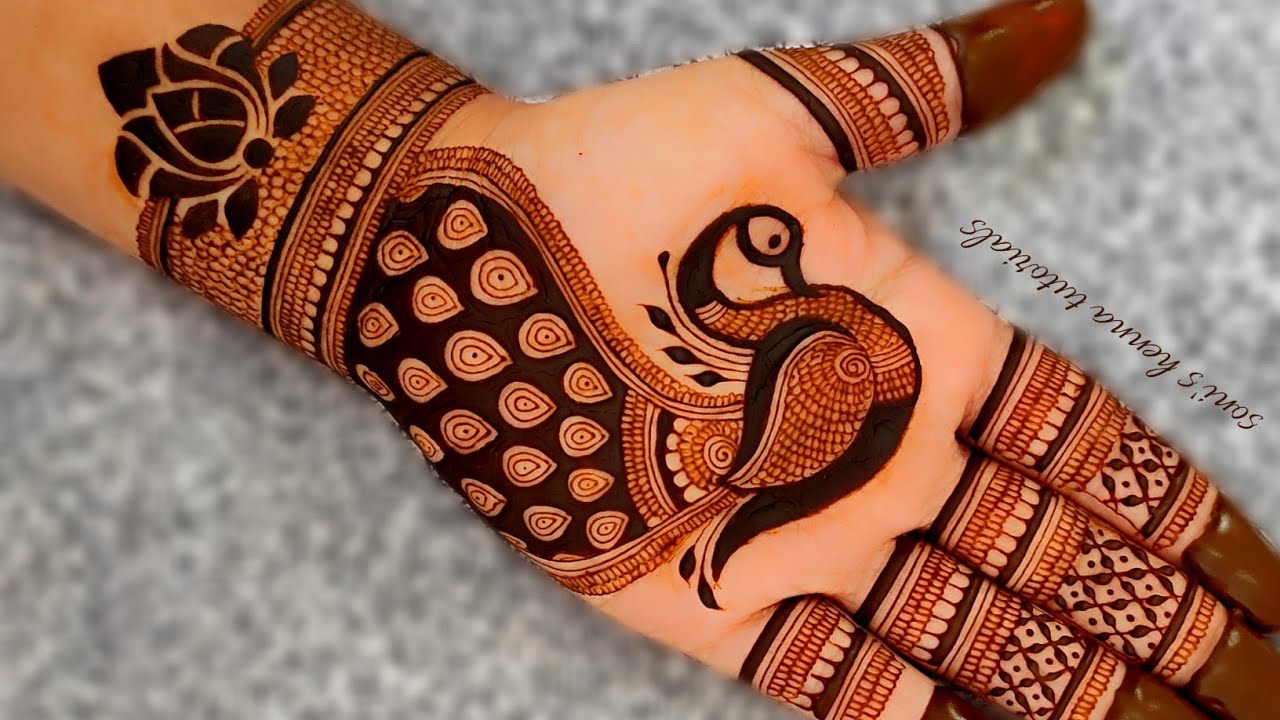 easy mehndi design