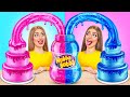 Pink VS Blue Cake Decorating Challenge | Edible Battle by Multi DO Challenge