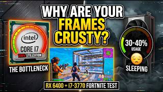 Stop Using Performance Mode on the RX 6400 and i7 3770 on Fortnite  The 30% GPU Bottleneck