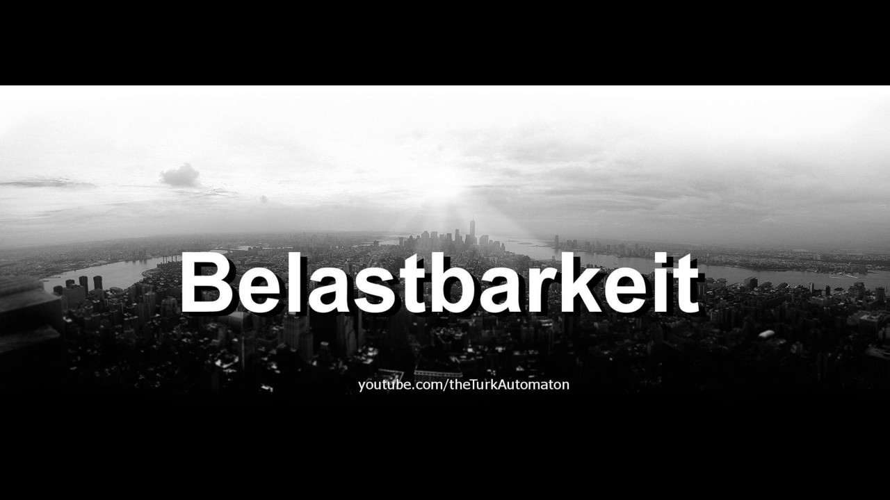 Как произносится Belastbarkeit на немецком языке?