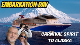 BOARDING THE CARNIVAL SPIRIT for an EPIC Cruise to Alaska!!!