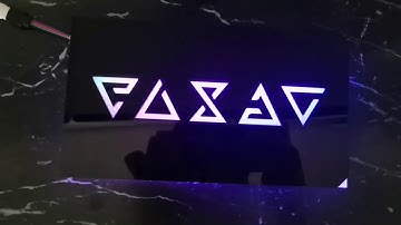 DIY Witcher 3 RGB Gpu backplate. Graphics card mod