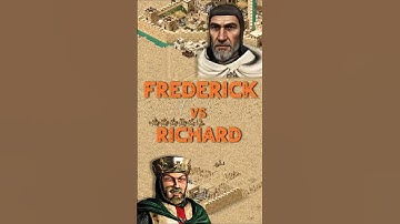 Frederick vs Richard | Stronghold Crusader: DE #strongholdcrusader #gameplay #rts #fireflystudios