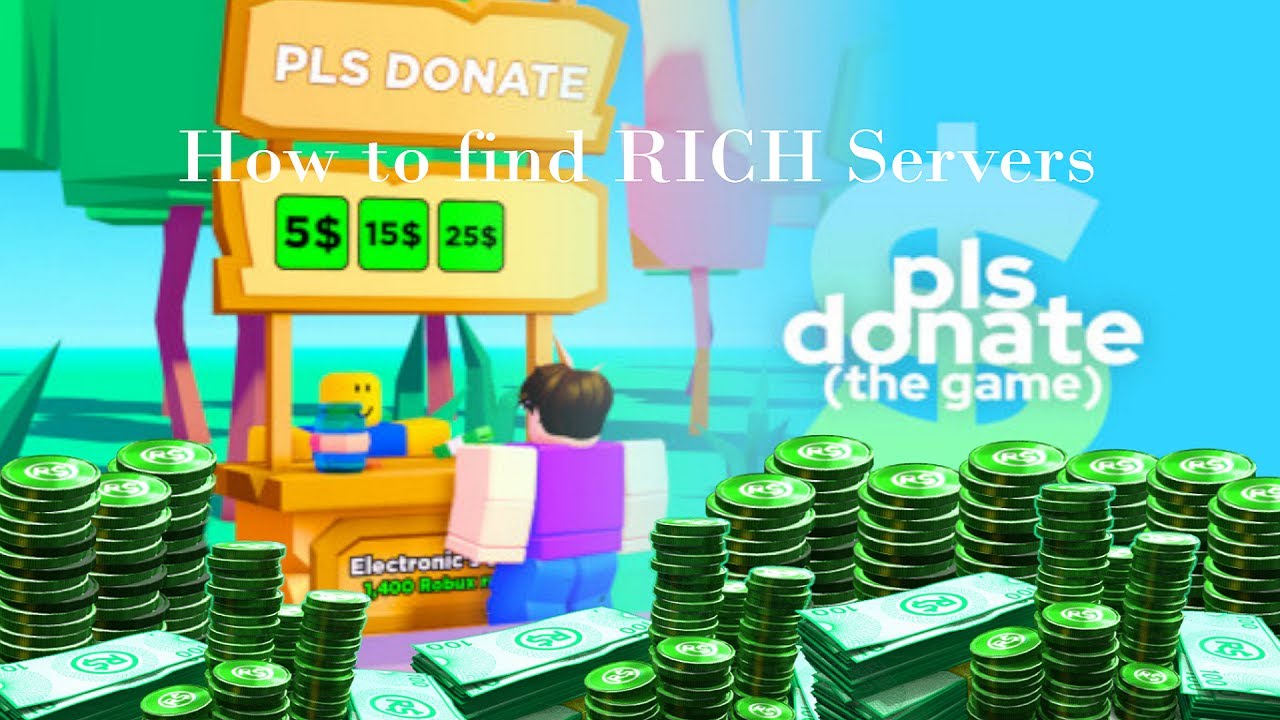 OUTDATED) How to Find RICH SERVERS in Pls Donate 💸 Roblox (Read