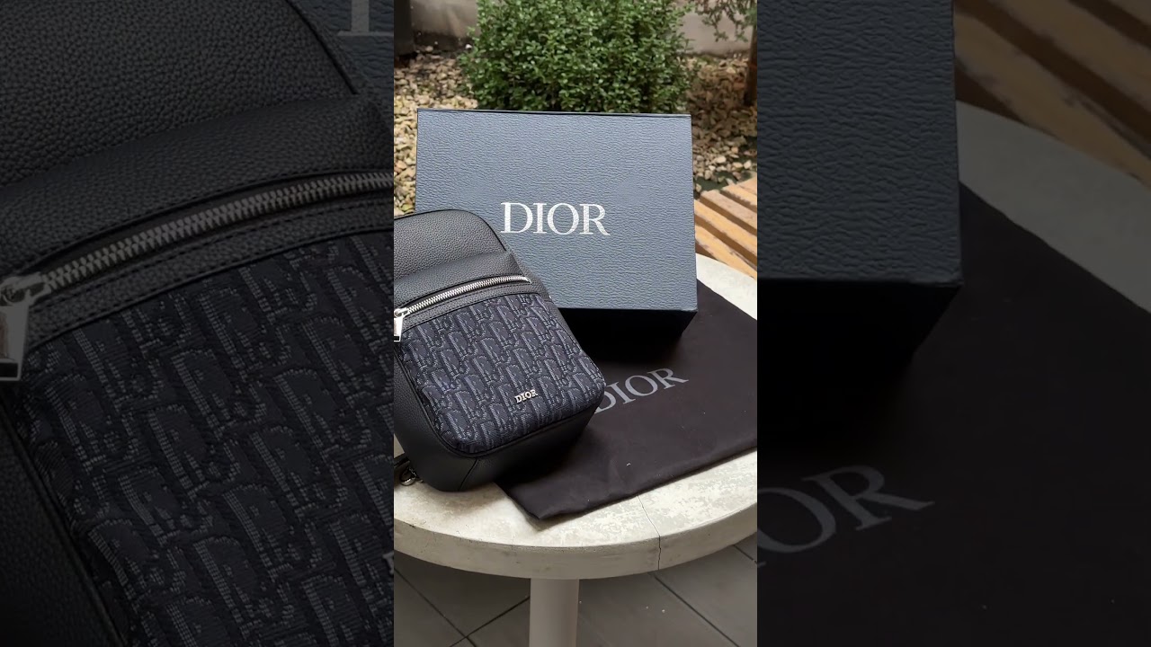 🏷 Dior Rider 2.0 Sling Bag Oblique Jacquard Blue ⏩️