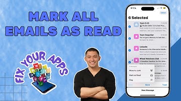 How To Mark All Emails As Read In Mail App On iPhone - Full Tutorial