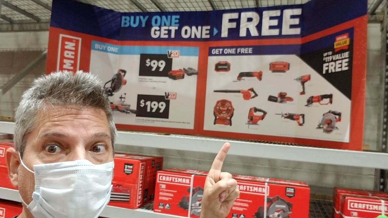 Lowes Father's Day Sale Pt 2 Craftsman Buy One Get One YouTube