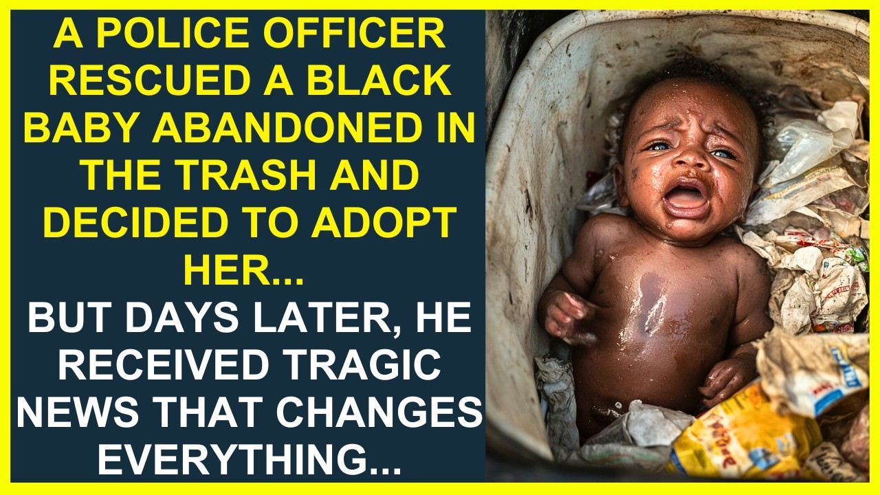 A POLICE OFFICER RESCUED A BABY ABANDONED IN THE TRASH AND DECIDED TO ...