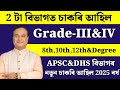 2 টা বিভাগত চাকৰি আহিল - Jobs in Assam | Assam jobs 2025 | Assam jobs vacancy 2025 |
