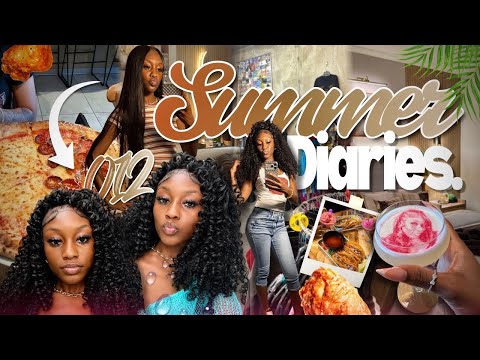 SUMMER DIARIES 012 ✿ post move in ✿ apartment decorating, pool day, new eats, vintage shopping, etc