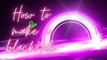 [Tutoria] How to make a BlackHole under 50 objects | Geometry Dash 2.2