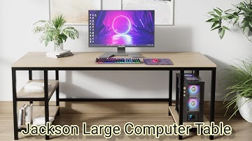 Assembly instructions of Jackson Large Computer Table by Riyan Luxiwood