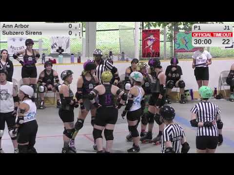 Ann Arbor Roller Derby (B) Vs. Queen City Roller Derby (B)