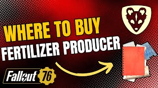 Fallout 76 Where to Get Fertilizer Producer/Brahmin Pen For Possum Badge