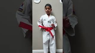 My son won orange belt