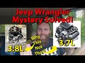 Chrysler 3.8L vs  3.7L - Why did the JK/JKU Wrangler get a MINIVAN engine? MYSTERY FINALLY SOLVED!