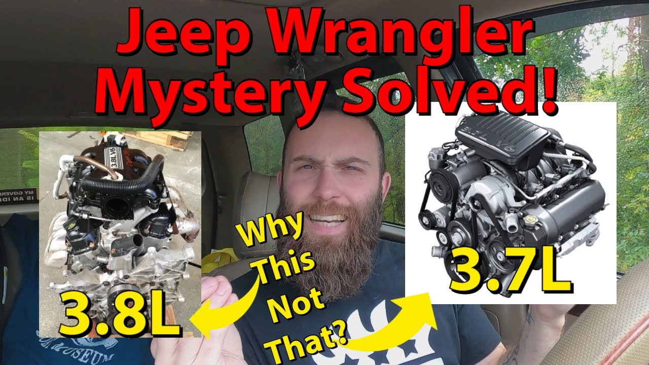 Chrysler  vs  - Why did the JK/JKU Wrangler get a MINIVAN engine?  MYSTERY FINALLY SOLVED! - YouTube