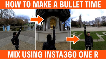 How To Make A Bullet Time Mix Video In Insta360 ONE R App Tutorial