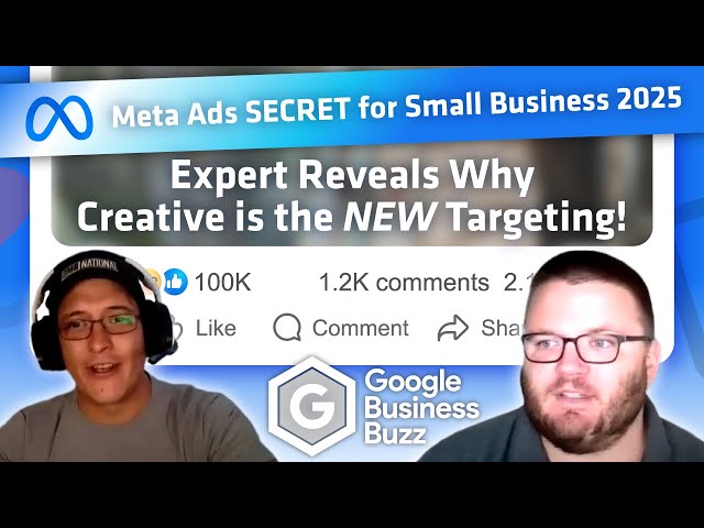 Meta Ads SECRET for Small Business 2025 🤫 | Expert Reveals Why Creative is the NEW Targeting!