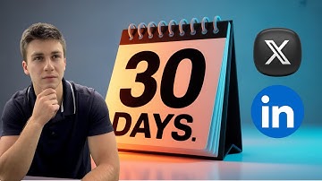 How To Create 30 Days of LinkedIn & X Content in 1 Hour (No Team, No Burnout)