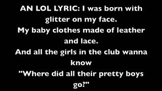 Sure Fire Winners- Adam Lambert (On-Screen Lyrics)