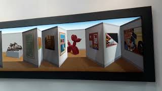 #amazing 3D moving art#reverse perspective#art expo🖼 MAL