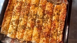СЫРНЫЕ  СЛОЙКИ🧀 когда хочется вкусненького и быстро🔥🔥🔥