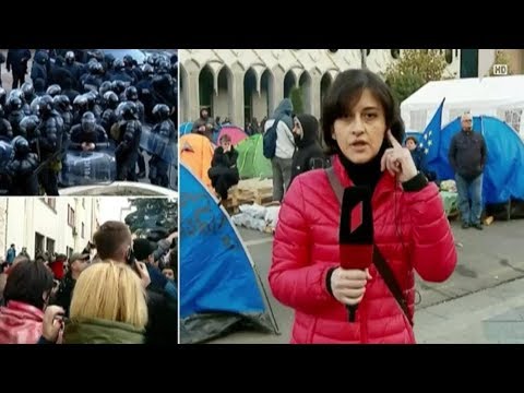 საპროტესტო აქცია პარლამენტთან