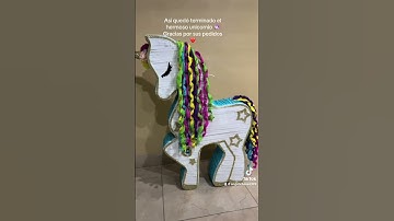 Piñata de unicornio 🦄 #piñataspersonalizadas