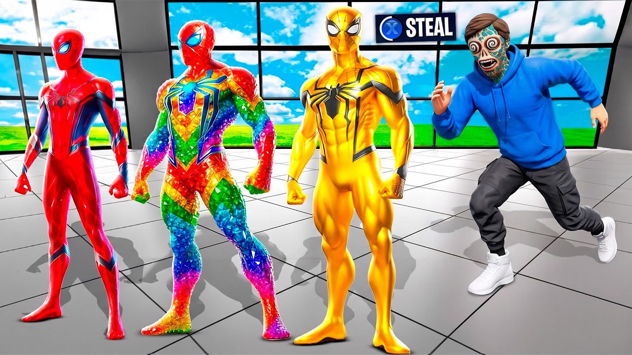 Stealing $10,000,000 SPIDERMAN in GTA!