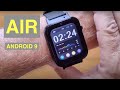 ROGBID AIR Android 9.1 Apple Watch Shaped 4GB/128GB IP68 Waterproof 4G Smartwatch: Unbox & 1st Look