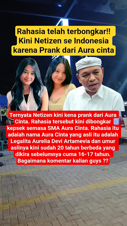 Rahasia telah terbongkar‼️Netizen kena prank Aura Cinta #shorts #viralshorts #viralvideo #tni#police