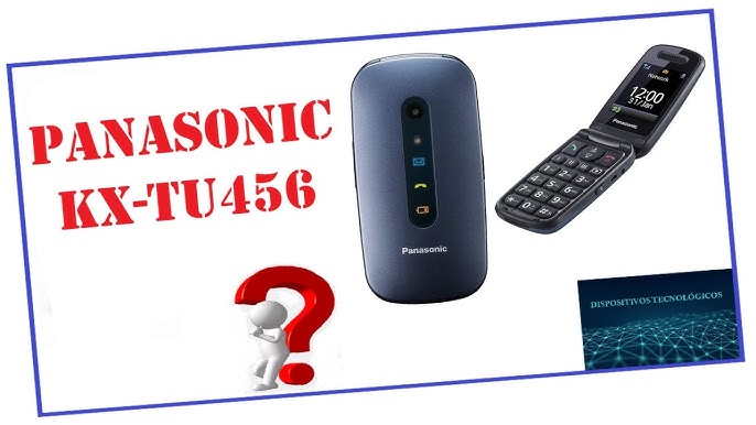 Teléfono Móvil Personas Mayores Panasonic KX-TU466EX Negro