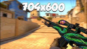 CS:GO : Resolution 704x600