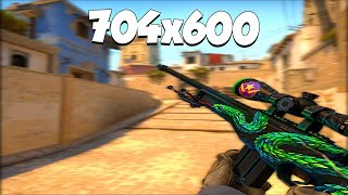 CS:GO : Resolution 704x600