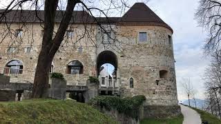 Ljubljana Castle walking tour (path to castle and exterior walls) shot on 3-9-2020 S L