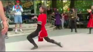 Caucasian Dance VS Breakdance