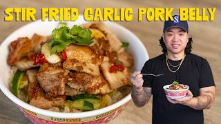 The BEST Garlic Pork Belly Anyone Can Make In 15 Minutes screenshot 4