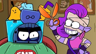 Brawl Stars Animation #92 - EMZ Hairdresser Vs. ASH