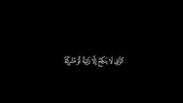 ٱلزَّانِي لَا يَنكِحُ إِلَّا زَانِيَةً ||#حمزة_بوديب #كرومات_قرآن #كرومات_شاشة_سوداء #سورة_النور