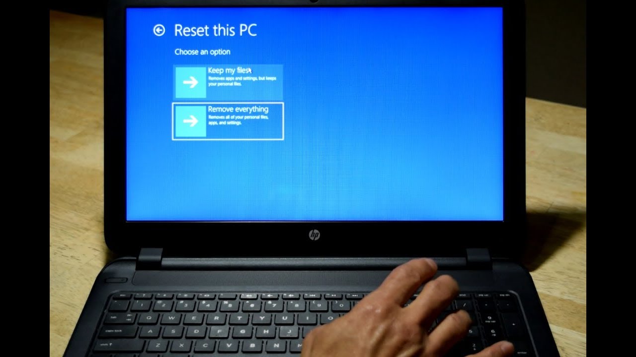 How to factory reset a computer - plehouston