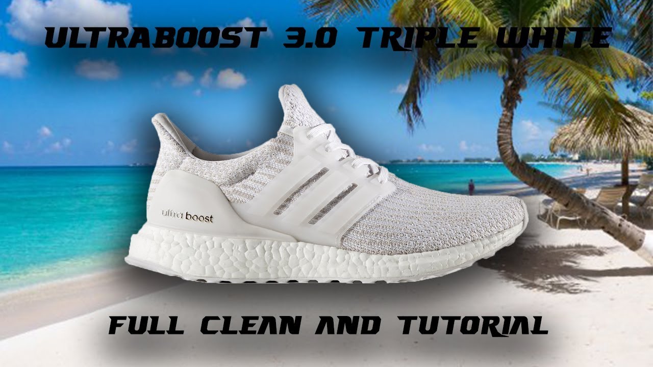 how to clean ultra boost with household items