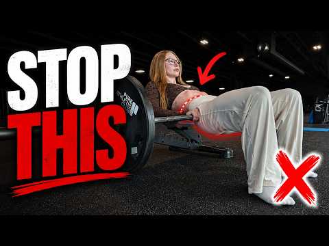 How to PROPERLY Do Barbell Hip Thrusts (Perfect Form)