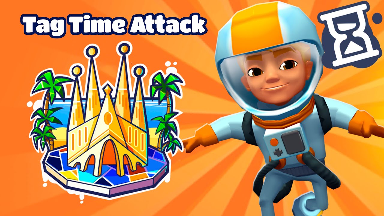 SUBWAY SURFERS TAG TIME ATTACK  TRAVELLING TO MONACO! 