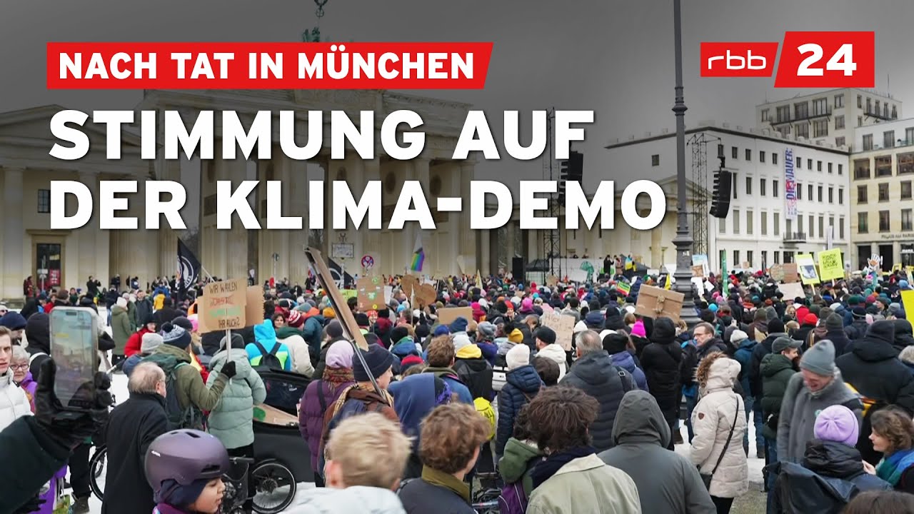 Wie sicher fühlen sich Demonstranten beim Klimaprotest in Berlin?
