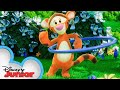 Playdate with Winnie the Pooh | Tigger and the Toy Hoop | Episode 9 | @disneyjunior