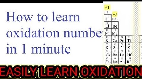 How To Memories Oxidation Number In 10 Seconds| chemistry Tricks#chemistry #tricks