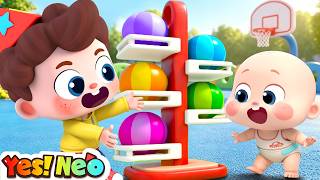 baby plays colorful balls good habits song nursery rhymes