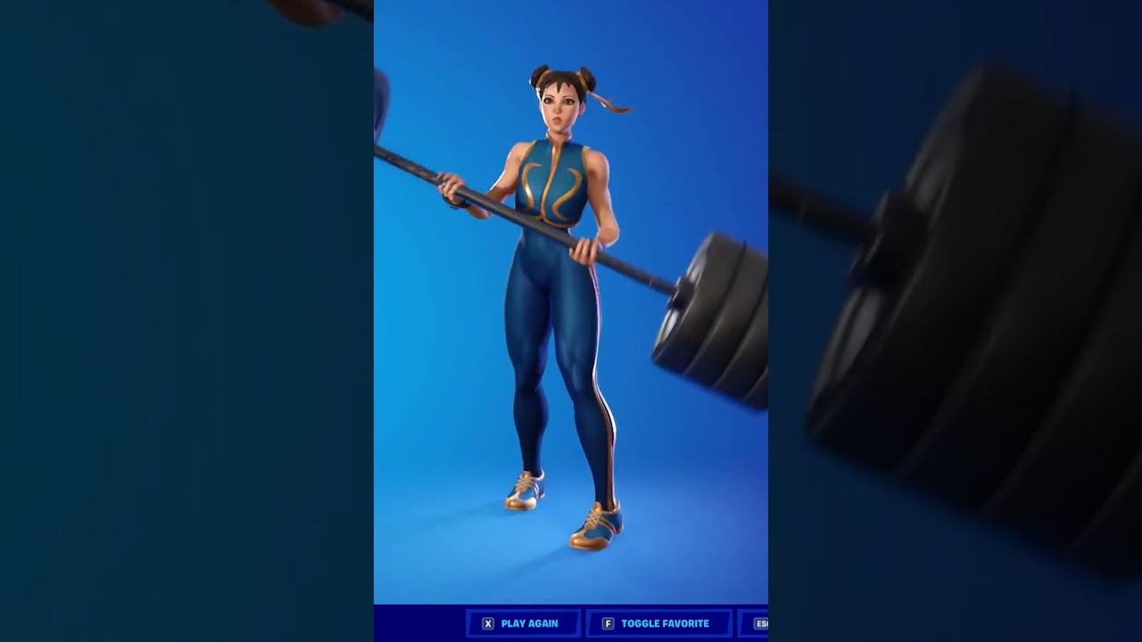 Party be really Sus 🍑❤️🍑 FORTNITE *THICC* STREET FIGHTER SKIN CHUN-LI